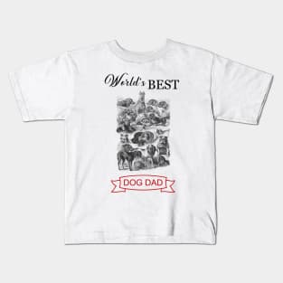 World's Best Dog Dad Kids T-Shirt